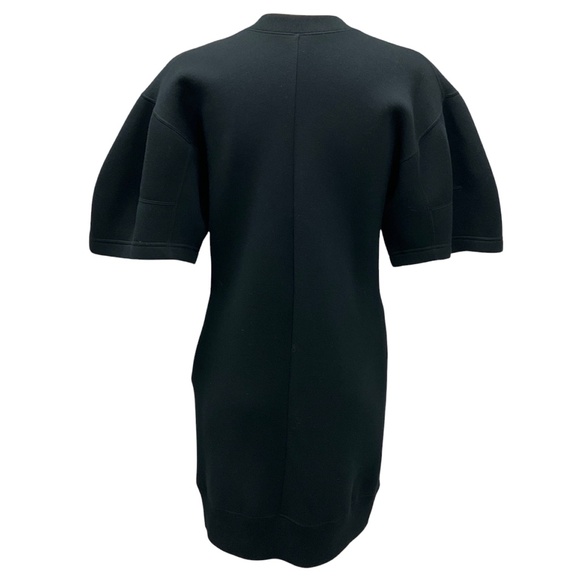 SACAI BLACK SPONGE SWEAT DRESS - Picture 3 of 6